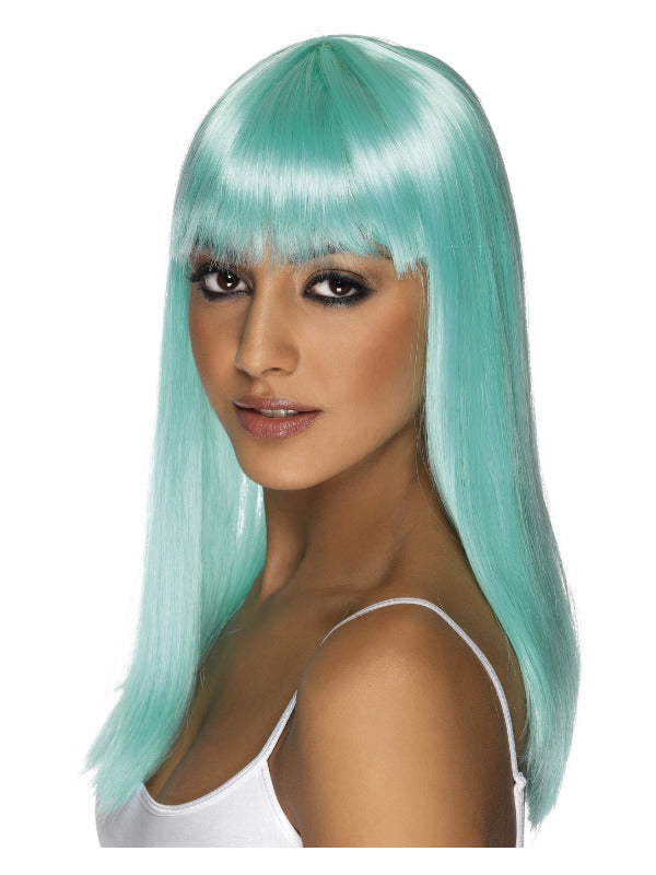 Glamourama Wig Neon Aqua
