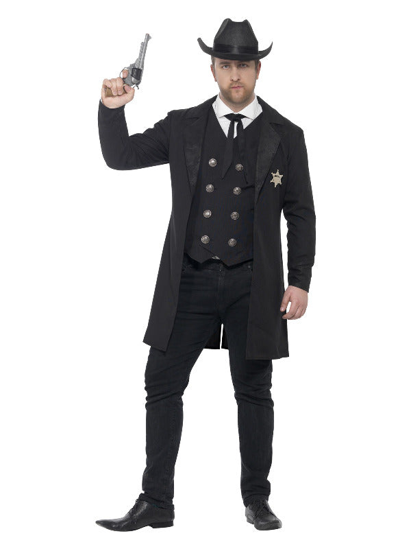 Curves Sheriff Costume Black