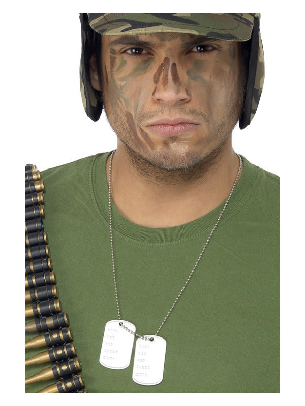 Dogtags on Chain Silver