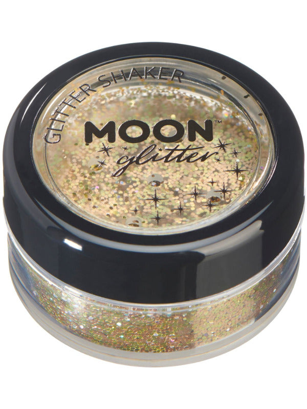 Adult Moon Glitter Holographic Glitter Shakers Gold