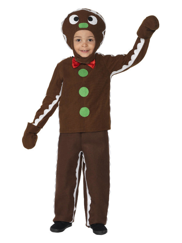 Kids Little Gingerbread Man Costume Brown