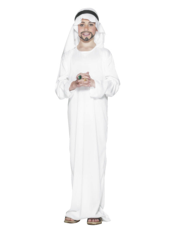 Kids Arabian Costume White