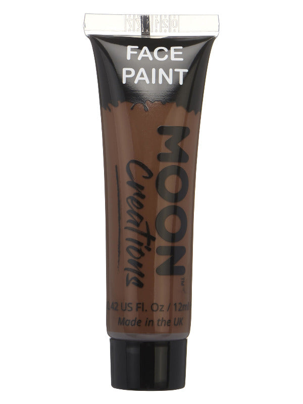 Adult Moon Creations Face Body Paint Brown