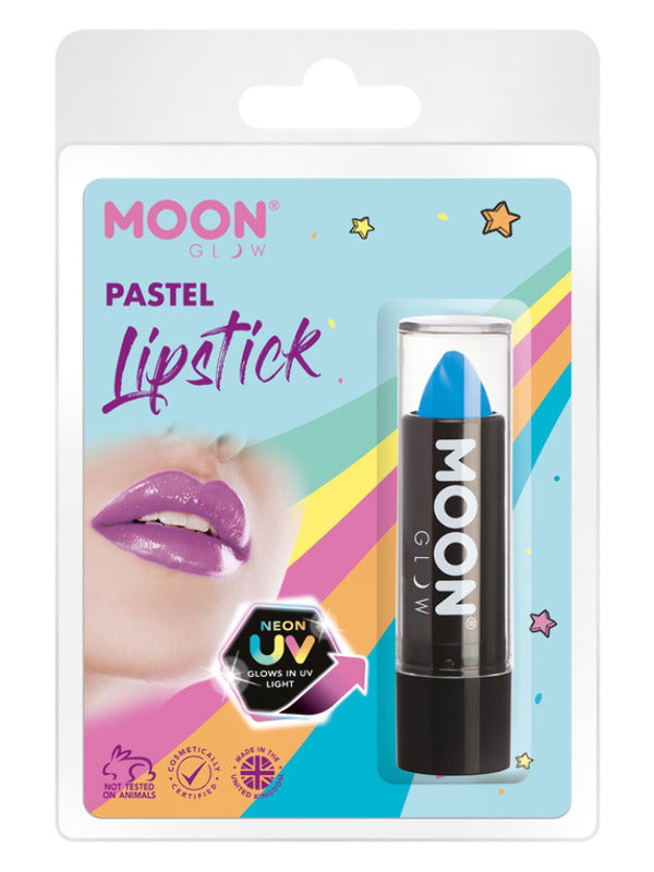 Adult Moon Glow Pastel Neon UV Lipstick Pastel Blue