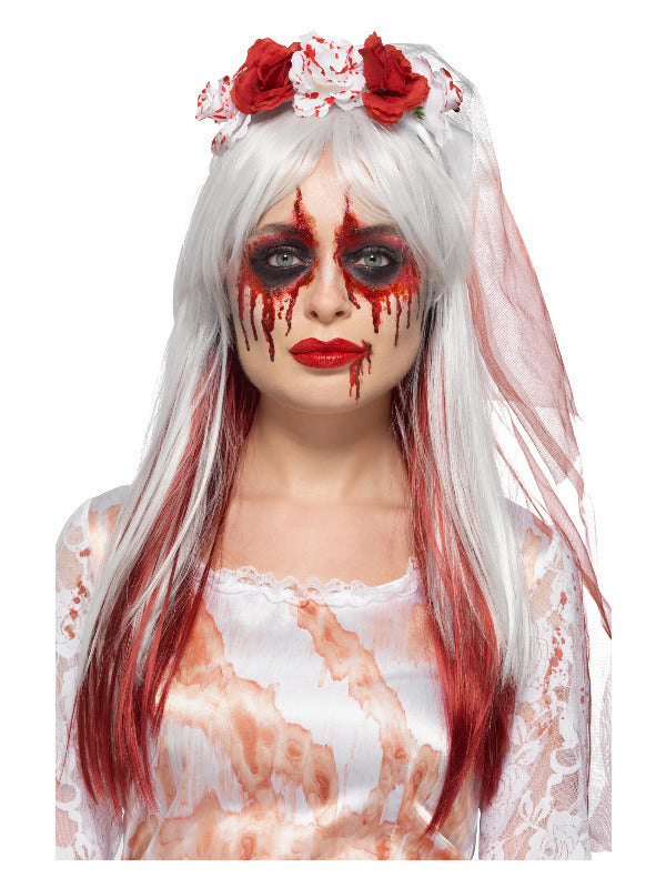 Smiffys MakeUp FX Blood Drip Bride Kit Aqua Mu