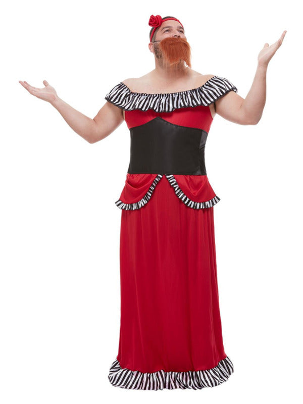 Bearded Lady Costume Red