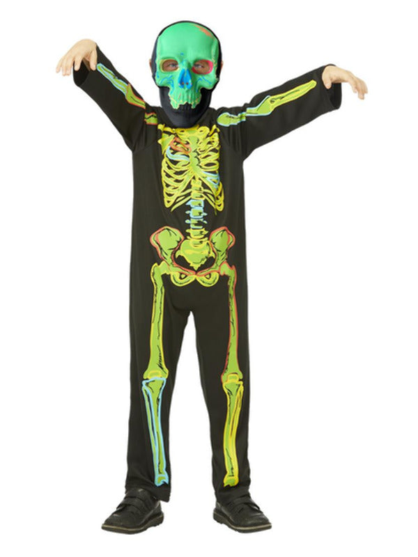 Kids Neon Skeleton Glow in the Dark Costume