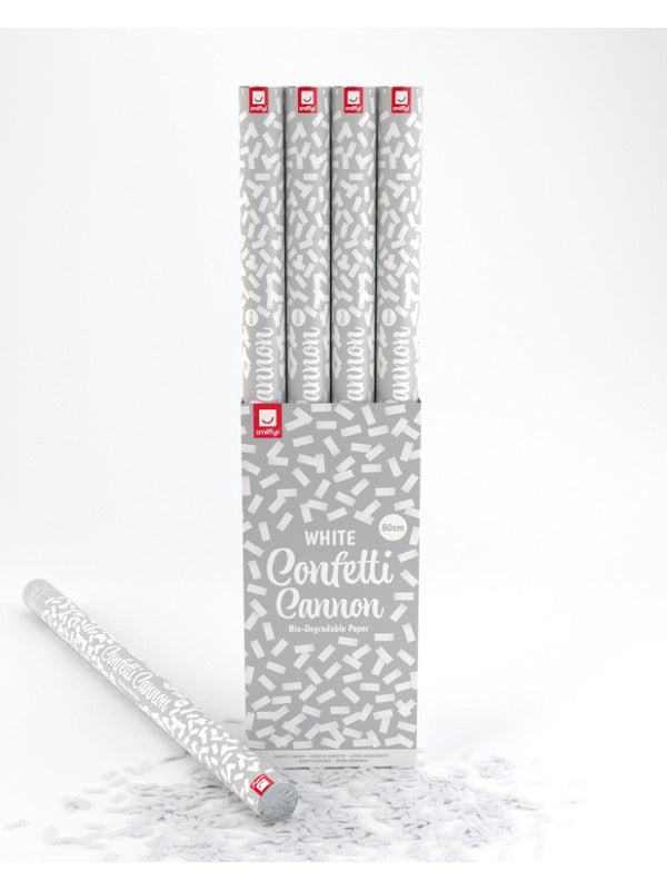 80cm Confetti Cannon White DB of 12