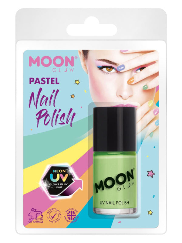 Adult Moon Glow Pastel Neon UV Nail Polish Pastel Green (2)