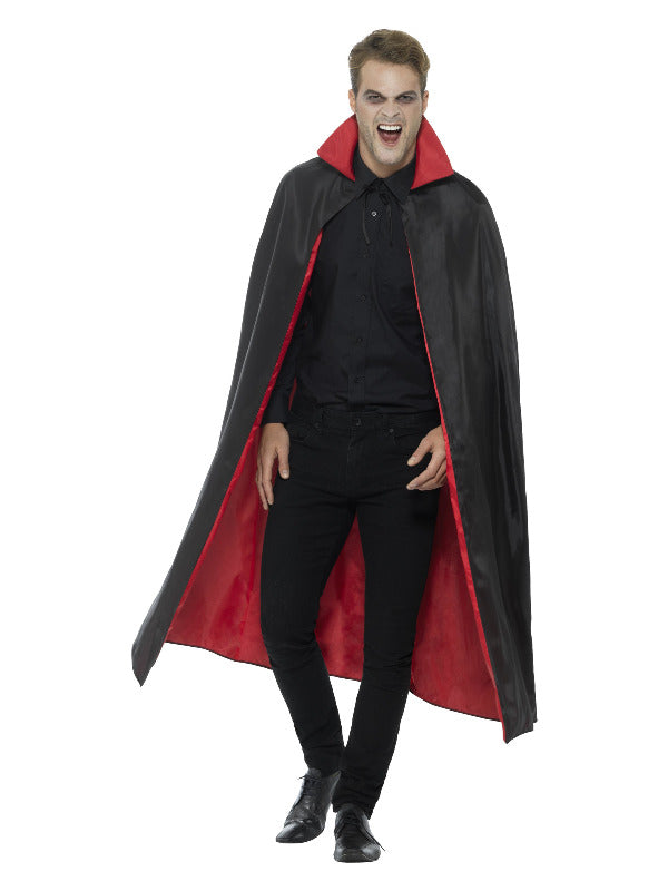 Reversible Vampire Cape Black Red