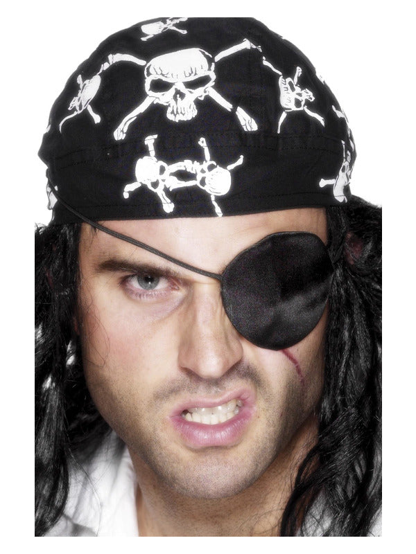 Deluxe Pirate Eyepatch Black
