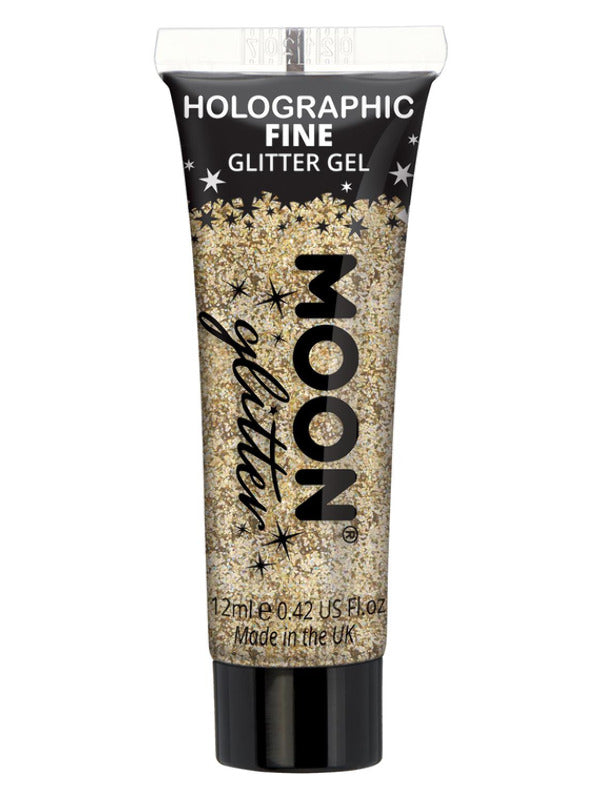 Adult Moon Glitter Holographic Fine Glitter Gel Gold