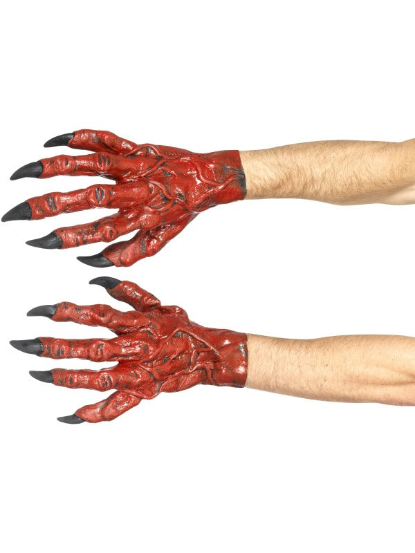 Devil Hands Latex Red