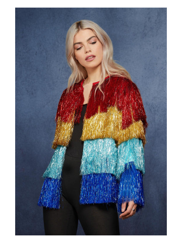 Fever Tinsel Festival Jacket MultiColoured
