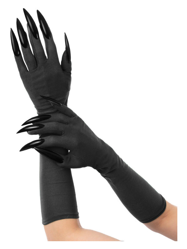 Black Cat Gloves with Black Claws