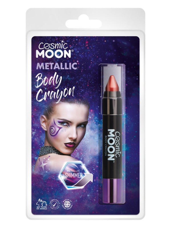 Adult Cosmic Moon Metallic Body Crayons Red (2)