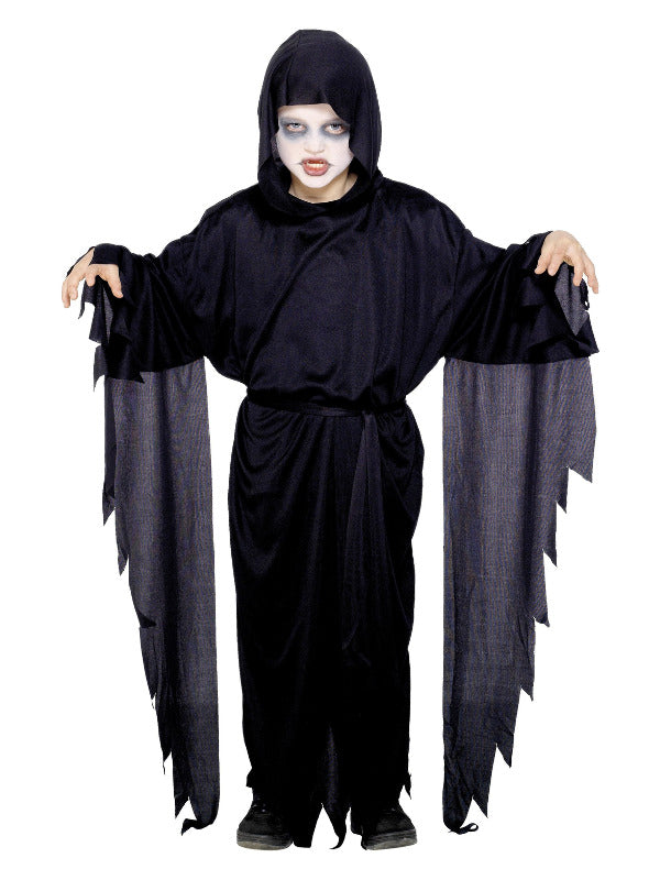 Kids Screamer Ghost Costume Black