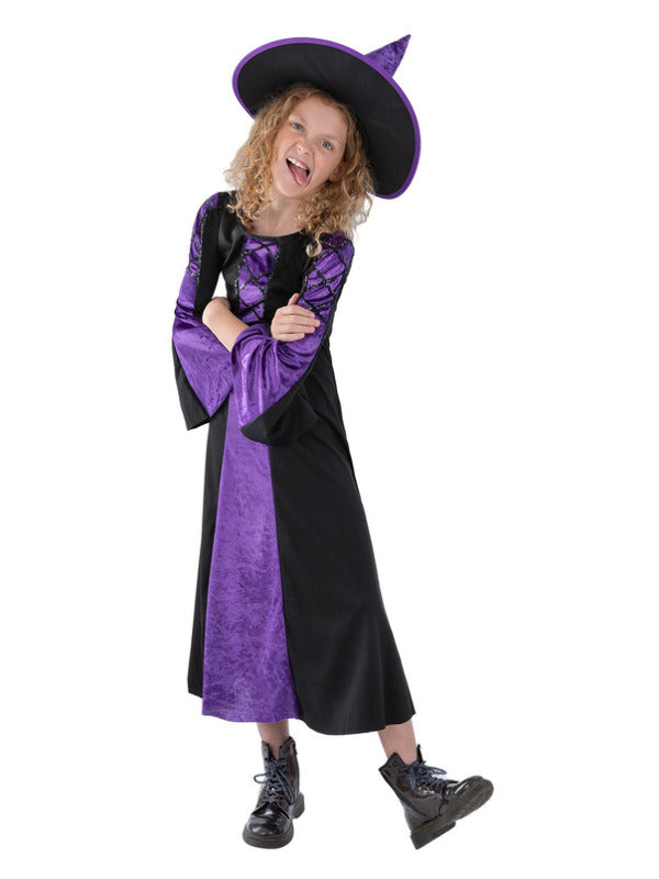 Kids Bewitched Costume Purple