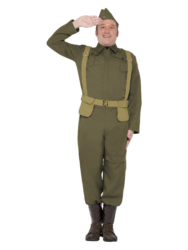 WW2 Home Guard Private Costume Green