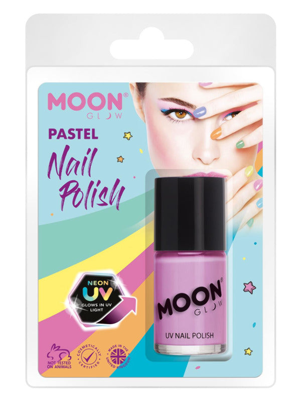 Adult Moon Glow Pastel Neon UV Nail Polish Pastel Lilac (2)