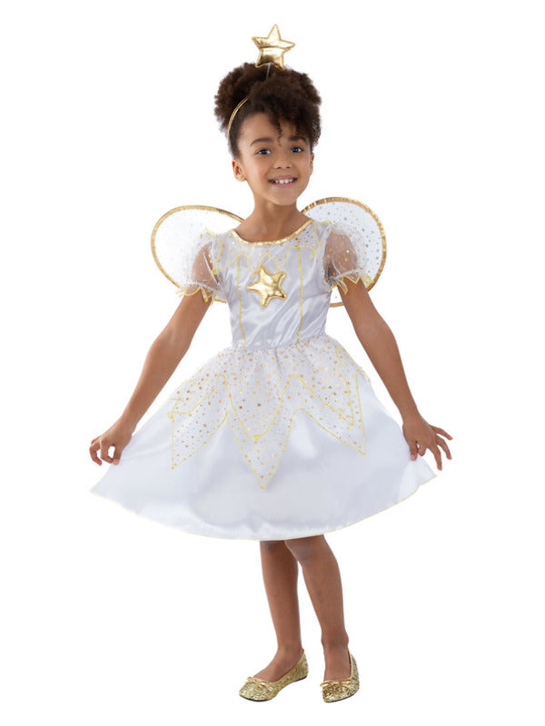 Kids Star Fairy Costume White