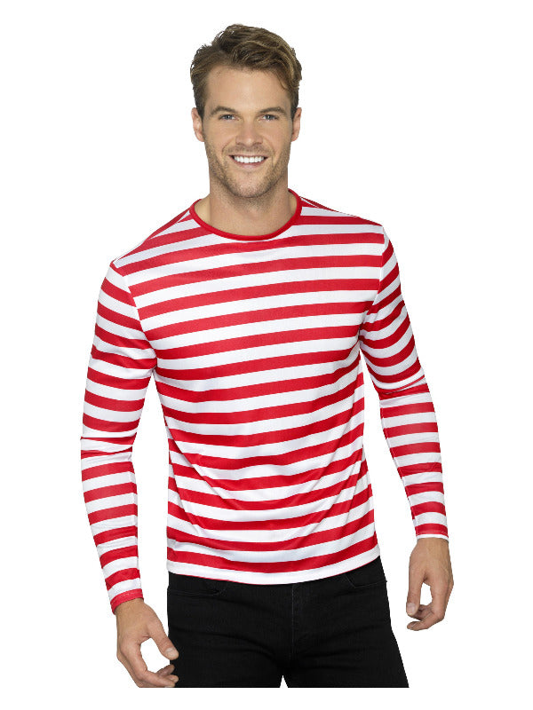 Stripy TShirt Red