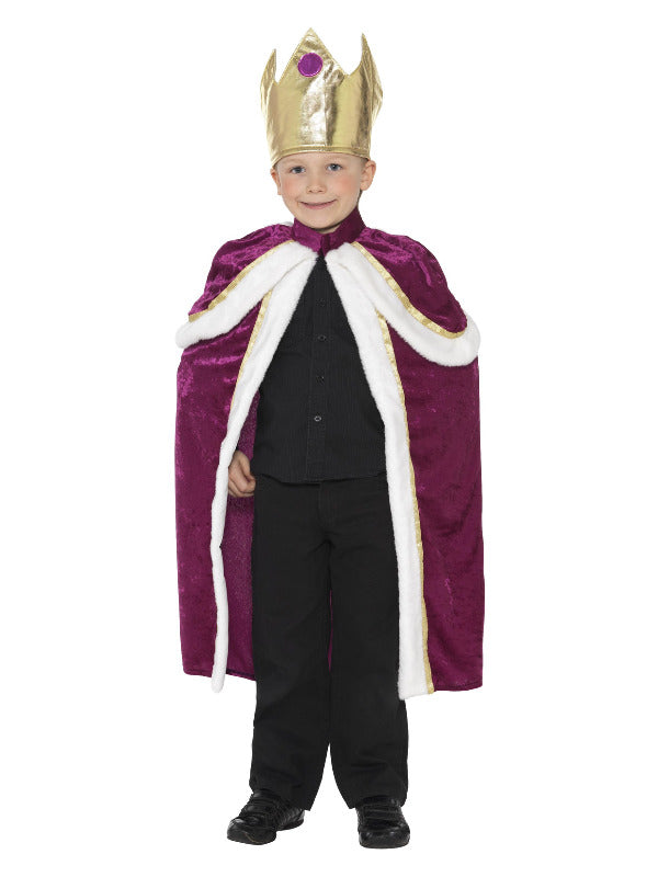 Kids Kiddy KingQueen Costume Purple