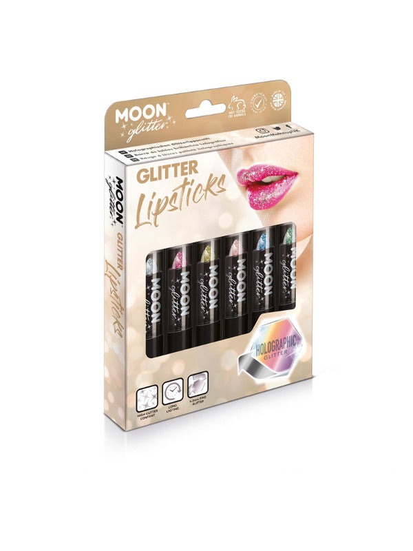Moon Glitter Holographic Glitter LipstickAssorted