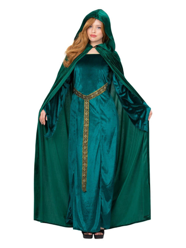 Deluxe Cloak Emerald Green Adults