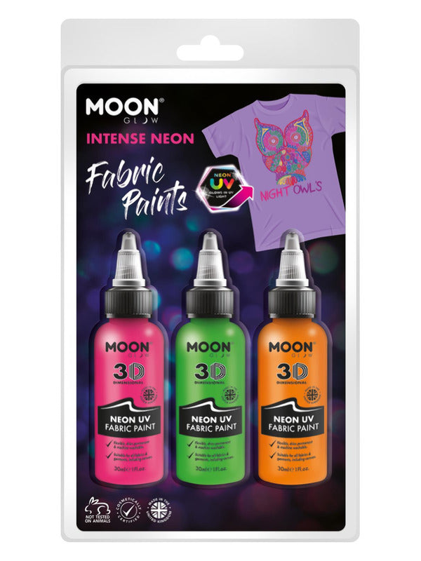 Adult Moon Glow Neon UV Intense Fabric Paint (4)