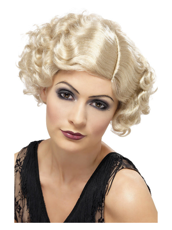 20s Flirty Flapper Wig Blonde