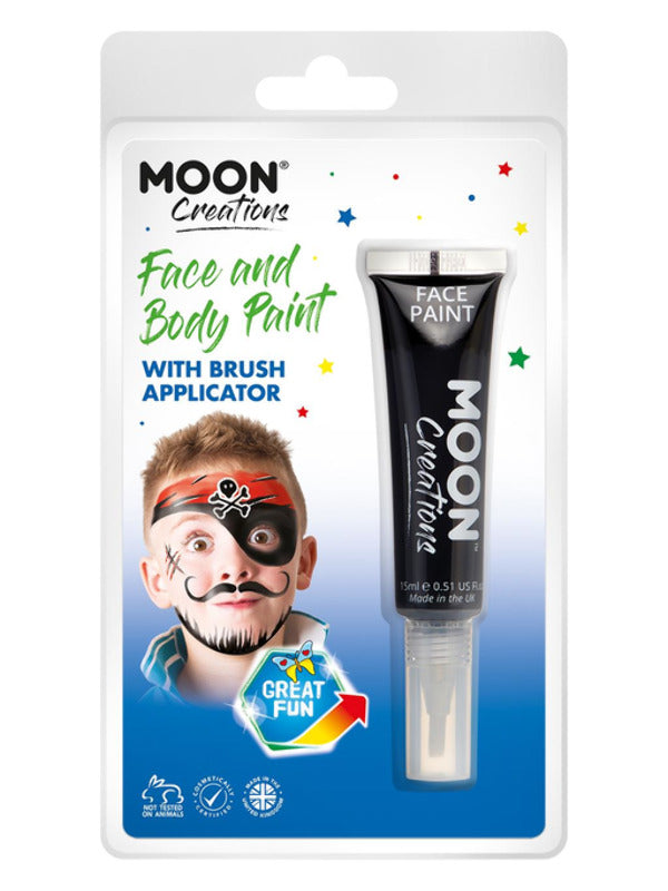 Moon Creations Face Body Paints Black