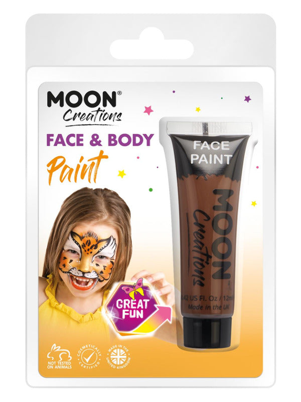 Adult Moon Creations Face Body Paint Brown (2)