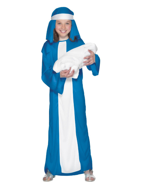 Kids Mary Child Costume Blue