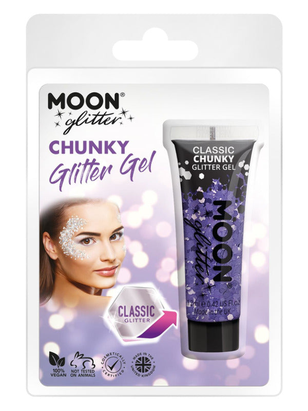 Adult Moon Glitter Classic Chunky Glitter Gel Lavender (2)