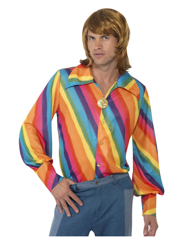 70s Colour Shirt Rainbow