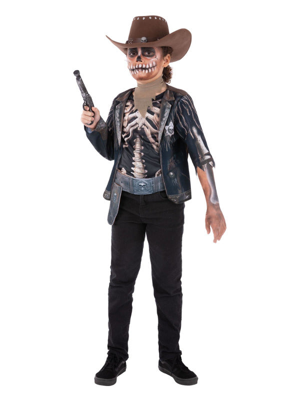 Kids Skeleton Cowboy Costume