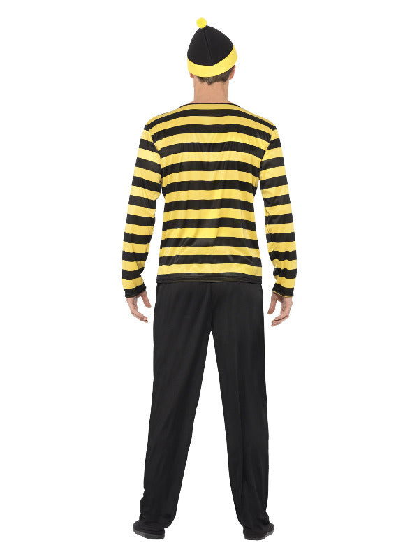 Wheres Wally Odlaw Costume Black Yellow