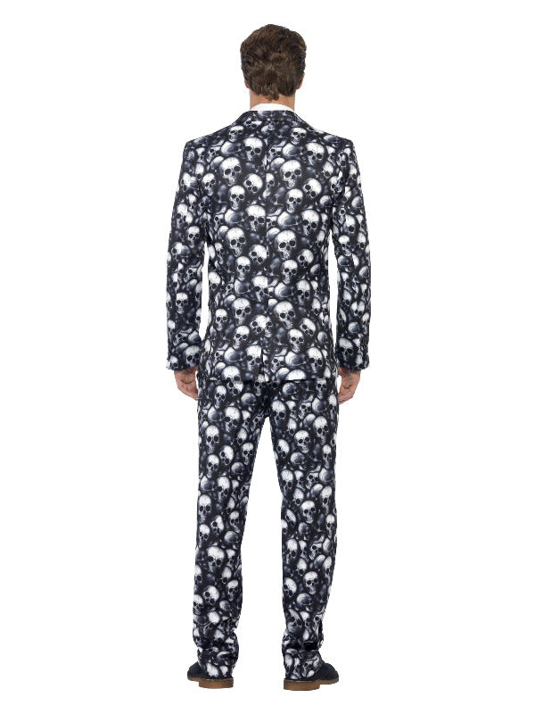 Skeleton Suit Black White