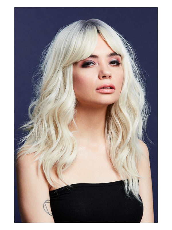 Fever Ashley Wig Two Toned Blend Ice Blonde