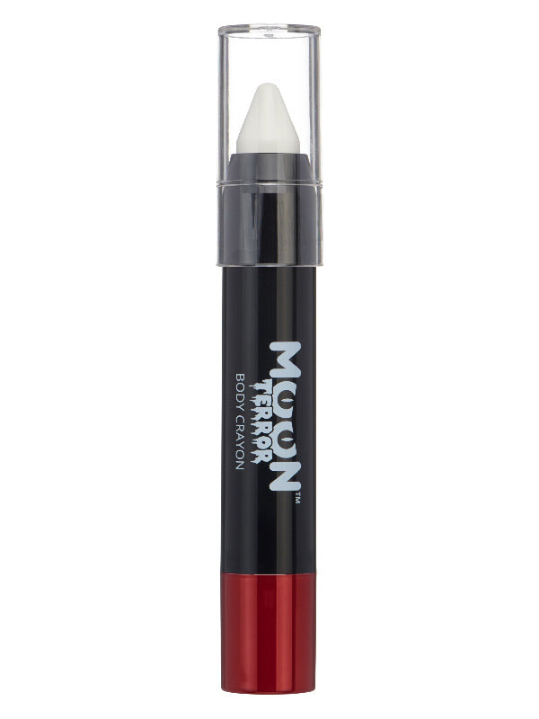 Adult Moon Terror Halloween Body Crayons White