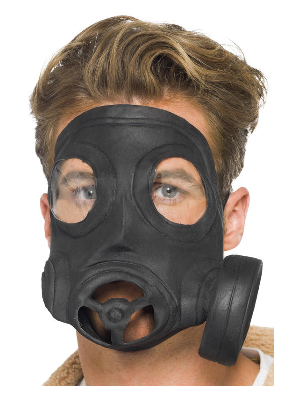 Gas Mask Latex Black