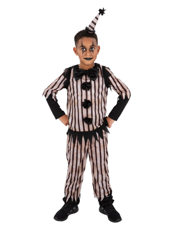 Kids Dark Vintage Clown Costume Boys