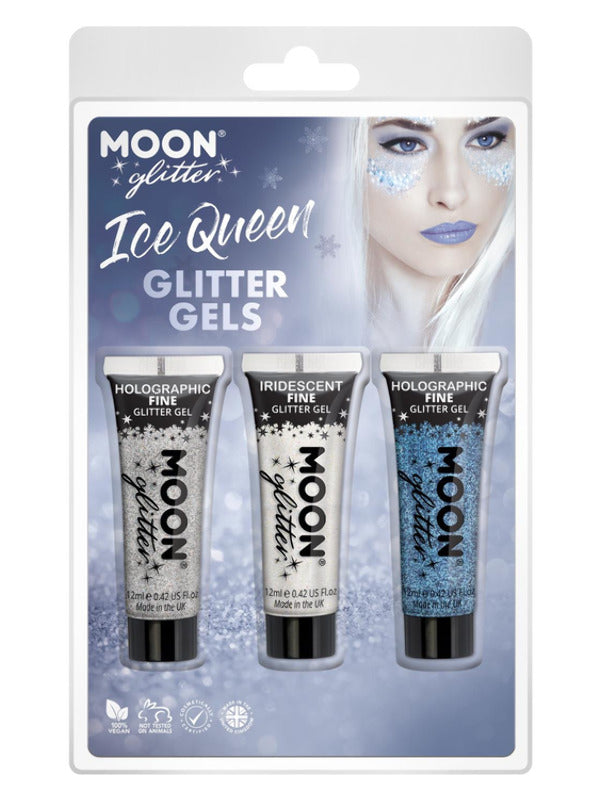 Adult Moon Glitter Themed Clamshells White (2)