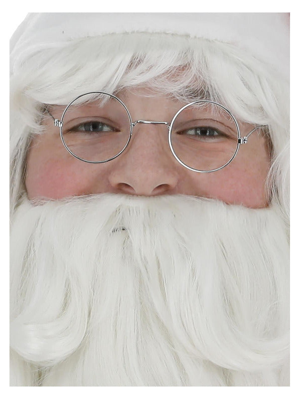 Wire Framed Santa Specs Silver