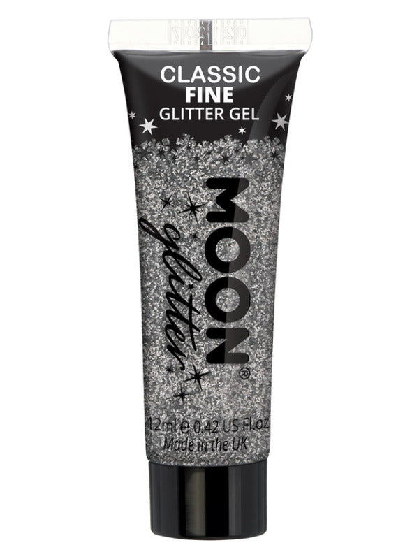 Moon Glitter Classic Fine Glitter Gel Silver