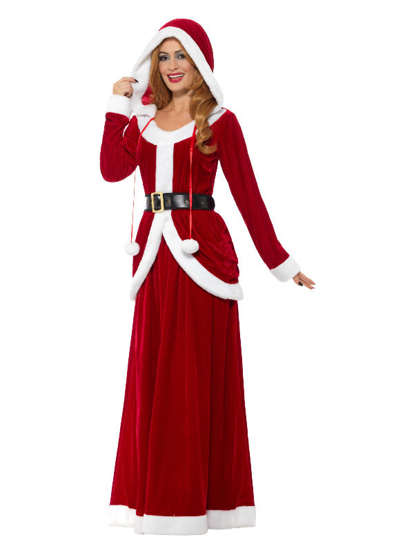Deluxe Ms Claus Costume Red