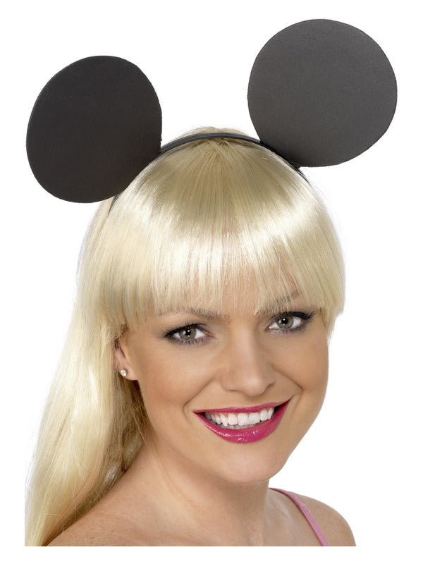 Mouse Ears on Headband Black