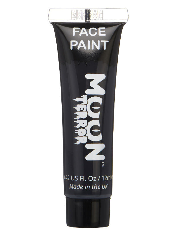 Adult Moon Terror Halloween Face Body Paint Black