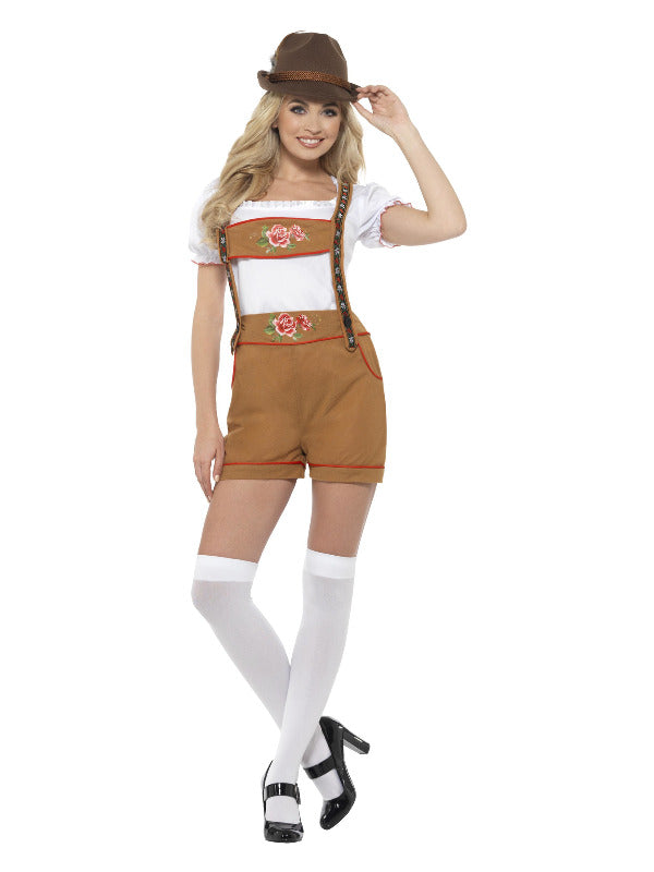 Sexy Bavarian Beer Girl Costume Brown